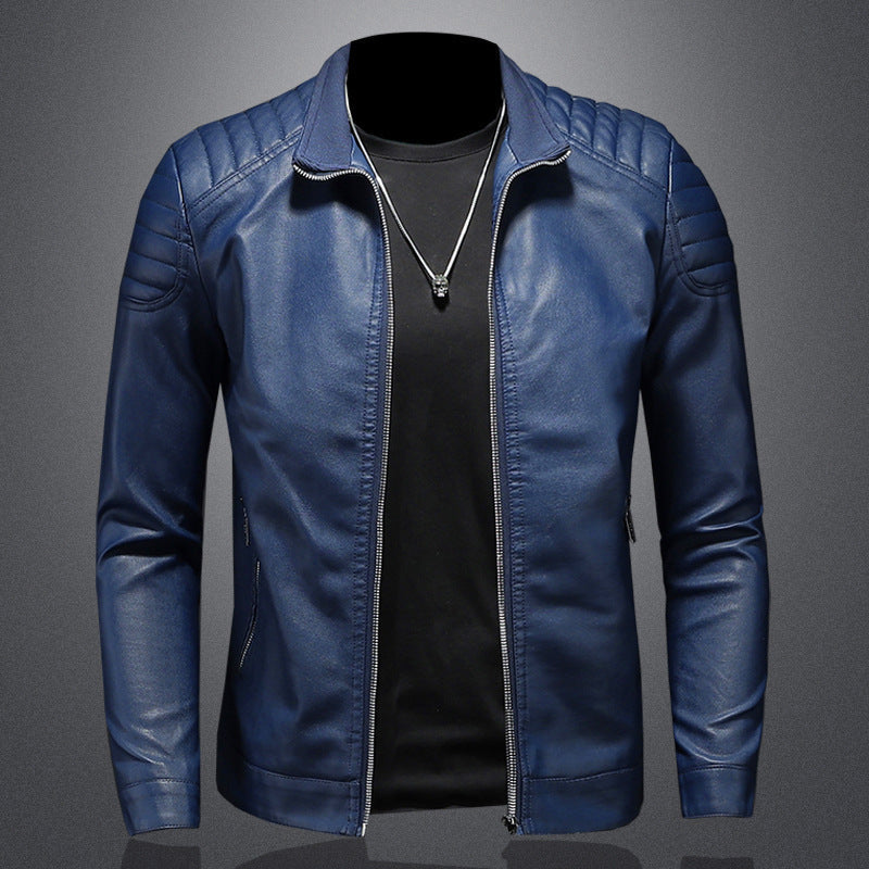 Wendell - Elegante, eng geschnittene Herren-Lederjacke