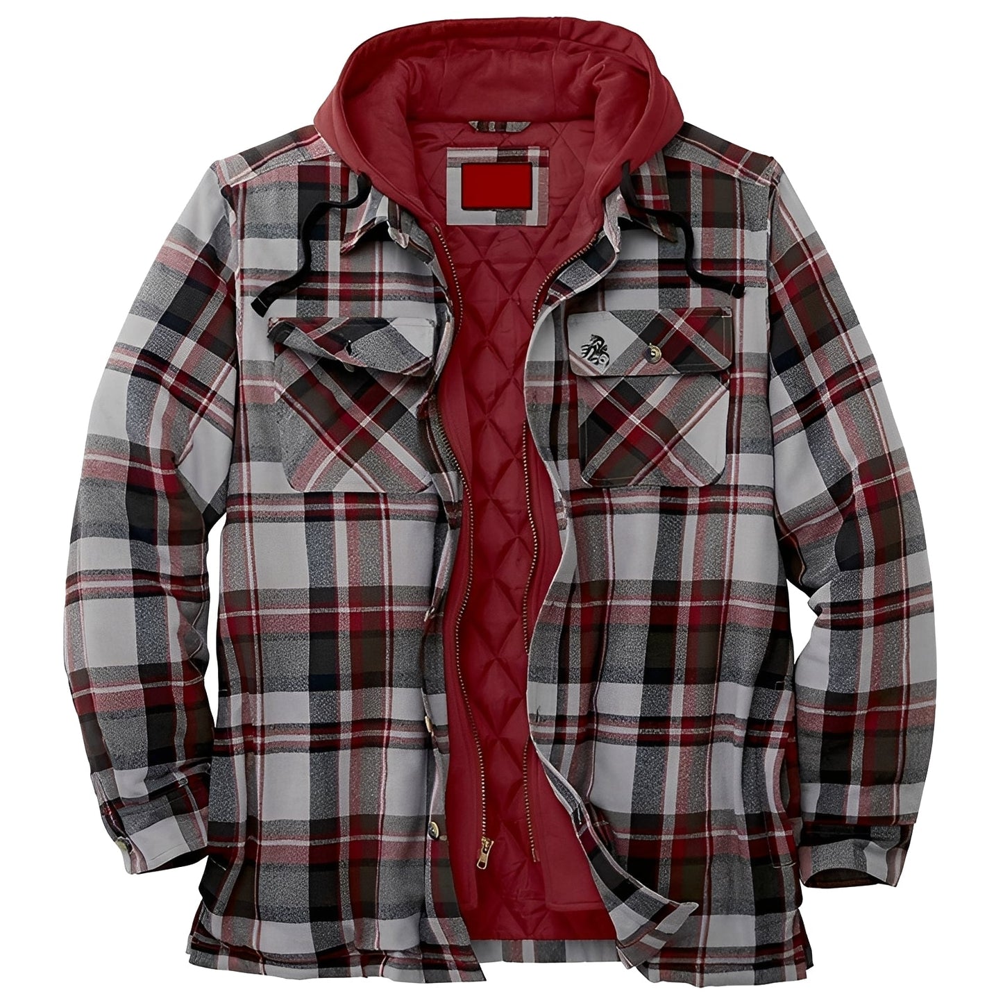 Denzil - Bequeme karierte Flanelljacke für Herren