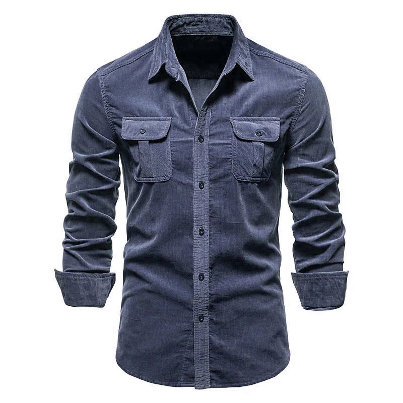 Rowen - Einfaches Shirt für Herren mit Taschen