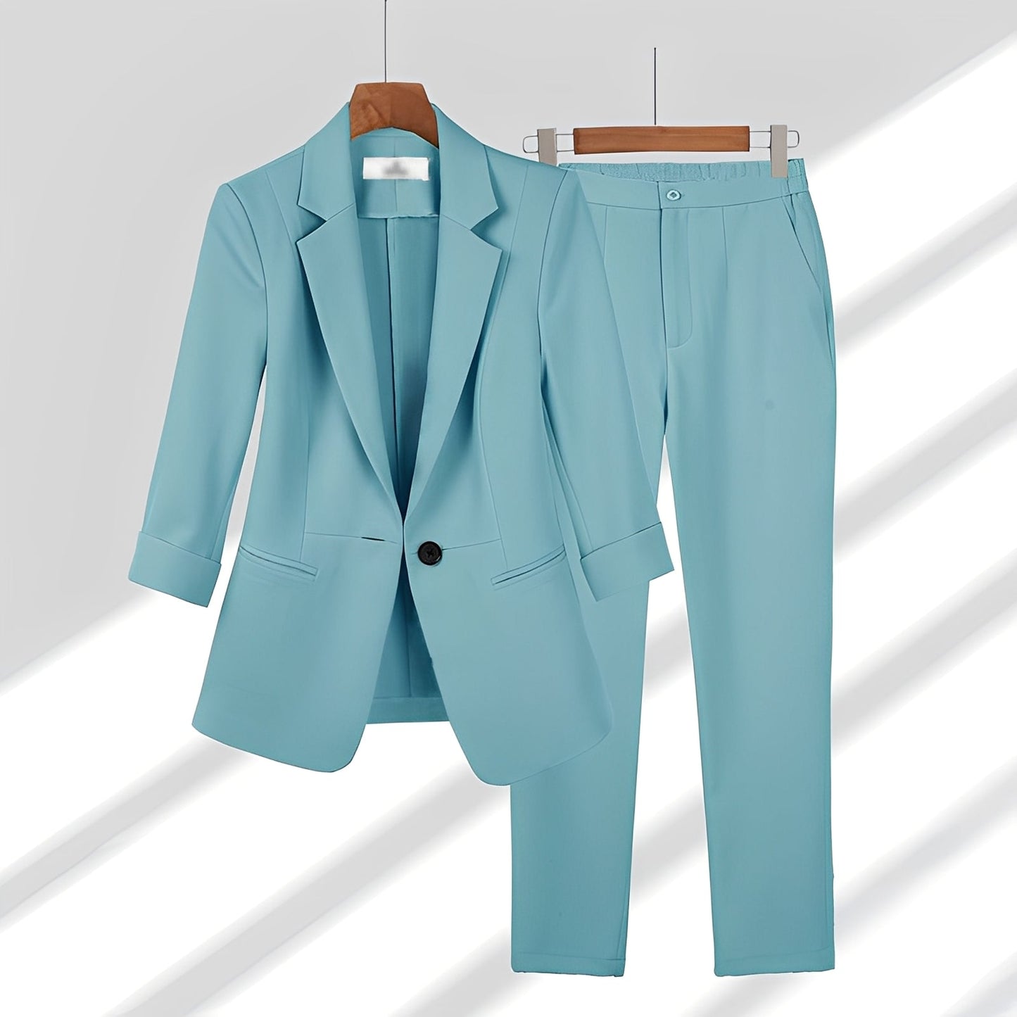 Elouise - Weit geschnittenes, schickes Damen Blazer- und Hosen-Set