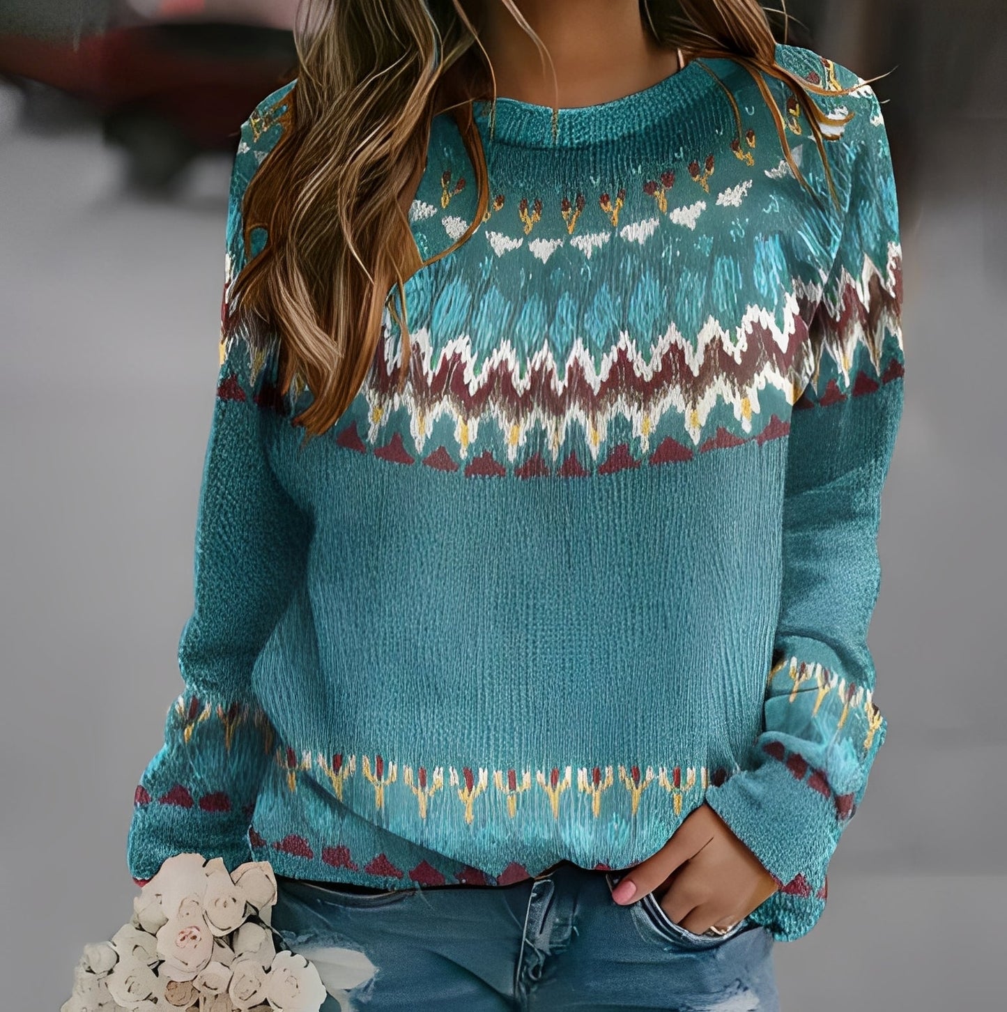 Madalyn - Damenpullover mit modernem Design