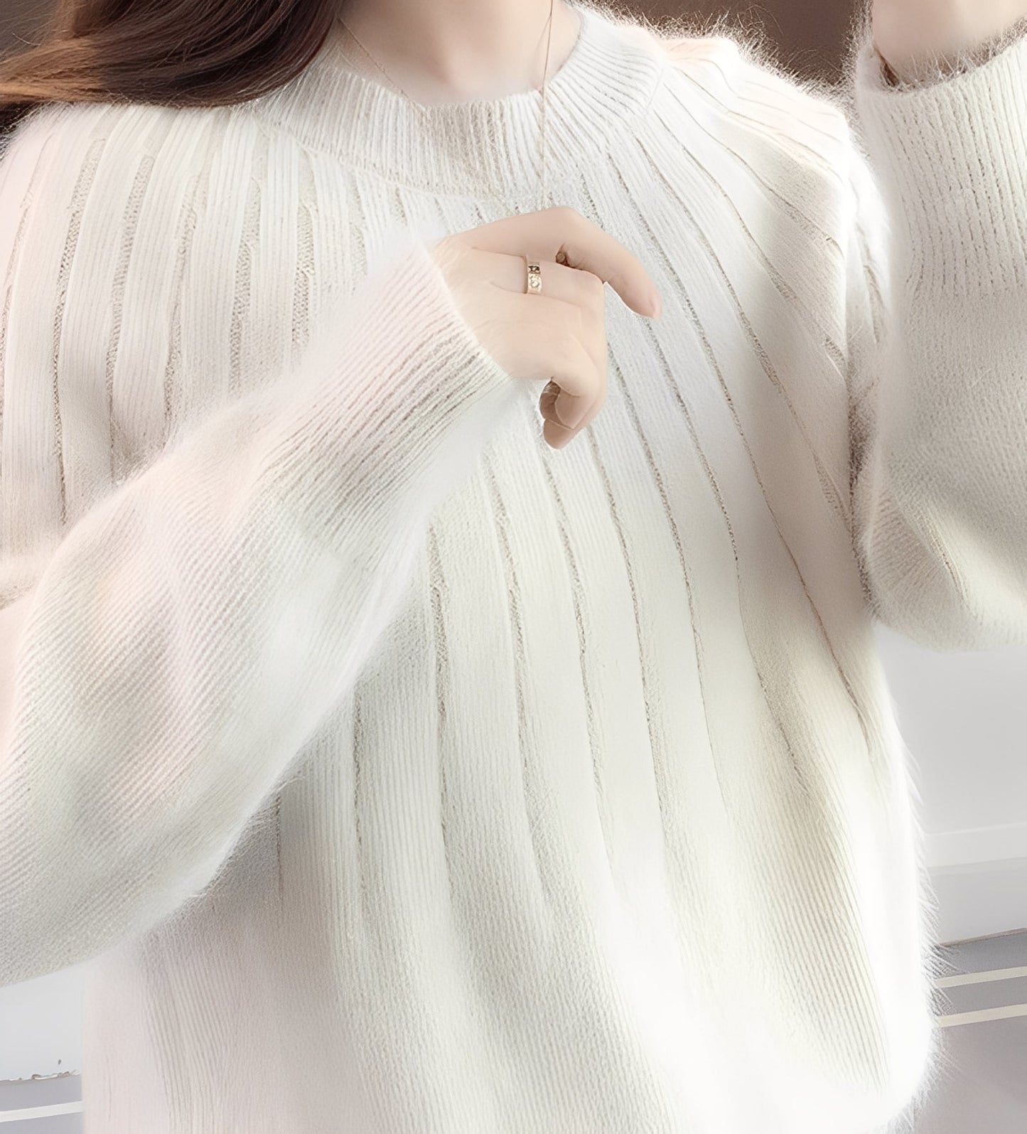 Josslyn - Eleganter Damen-Kaschmirpullover in komfortabler Passform
