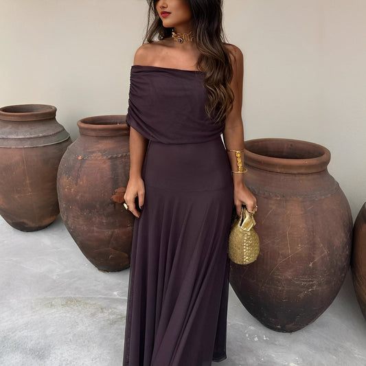 Eunice - Stilvolles Damen-Maxikleid aus Mesh