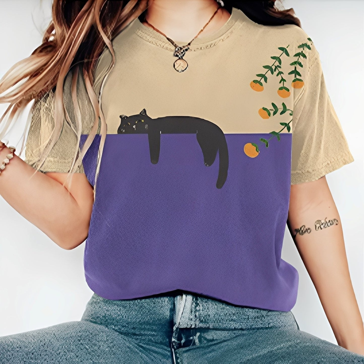 Alvina - Komfortables Damen-T-Shirt mit Muster