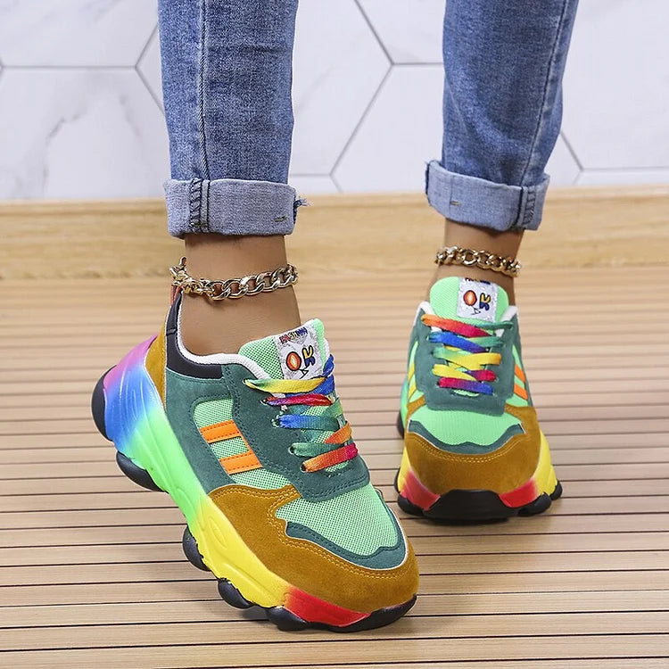 Erika – Orthopädische Fußbekleidung Regenbogen