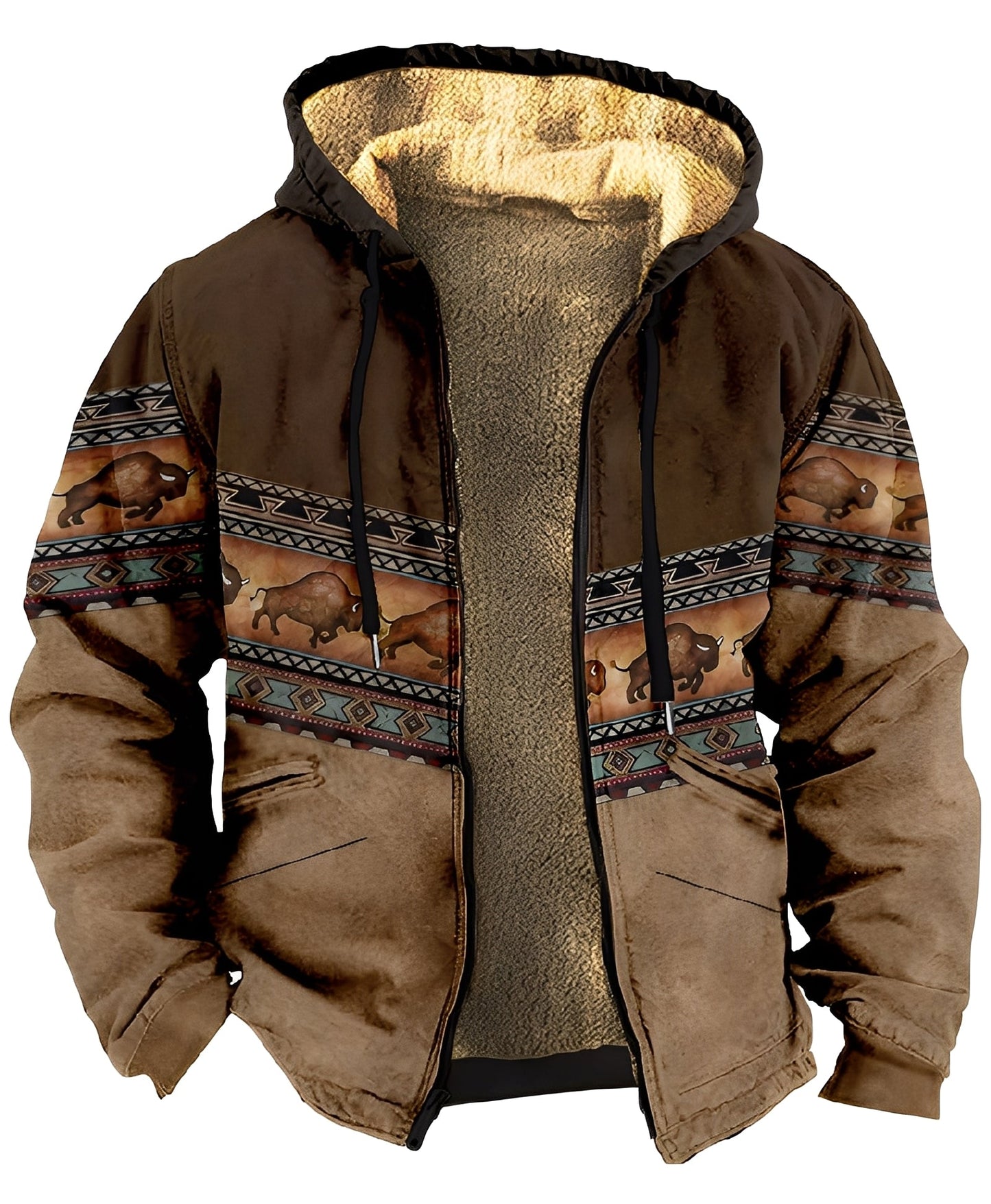 Mervin - Herren-Hoodie aus auffälligem Samt