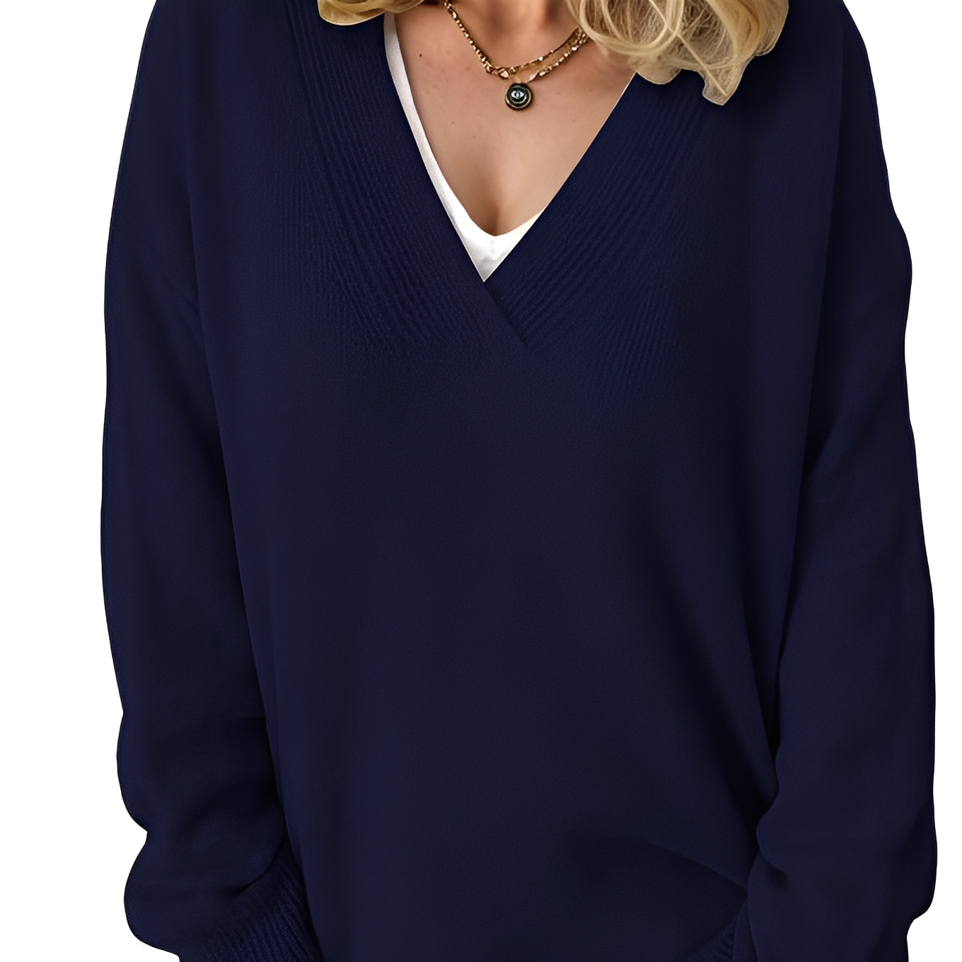 Camryn - Damenpullover aus lockerer Strickmode
