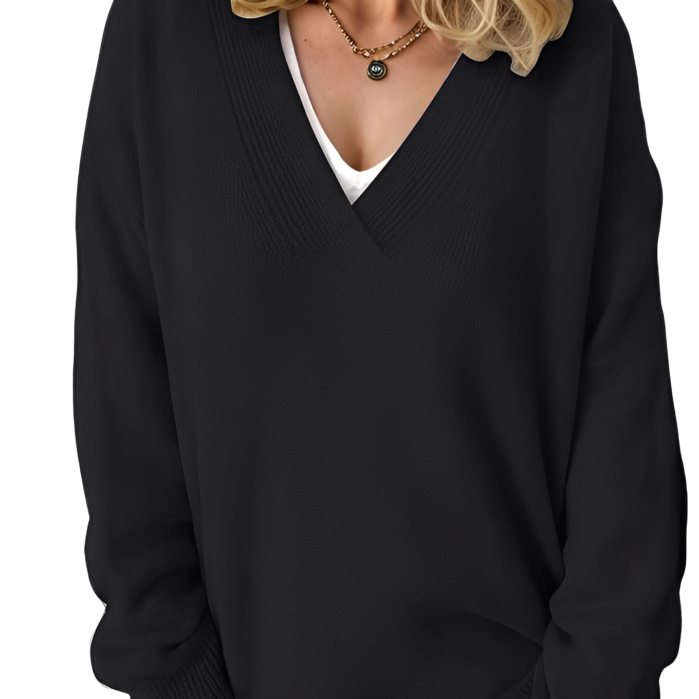 Camryn - Damenpullover aus lockerer Strickmode