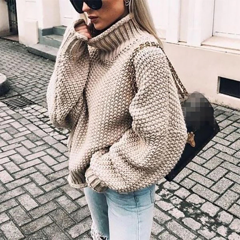 Brooke – Sehr dicker Rollkragenpullover