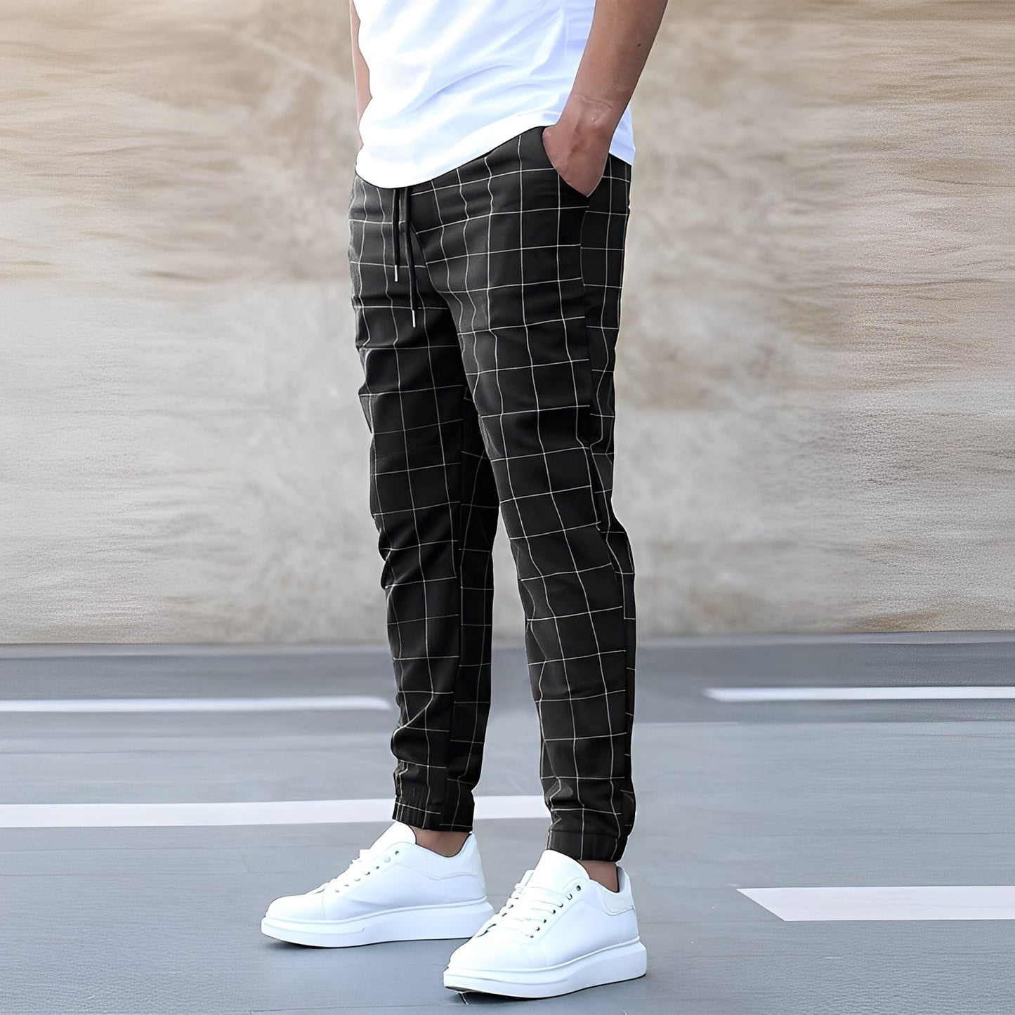 Raynard - Komfortable karierte Herren-Hose