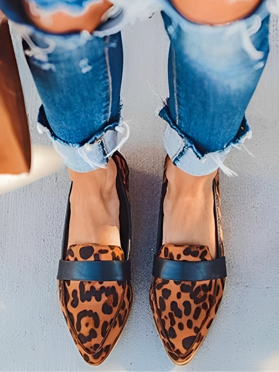 Christal - Elegante spitze Wildleder-Slipper für Frauen