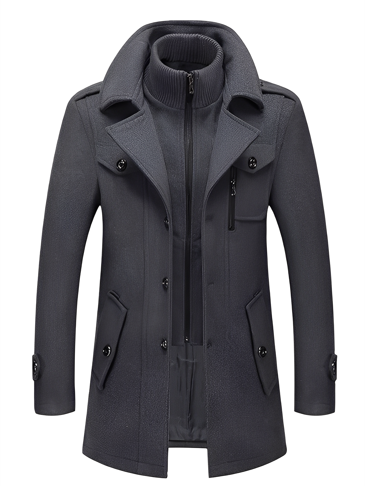 Philip - Modischer Herren-Trenchcoat mit Taschen