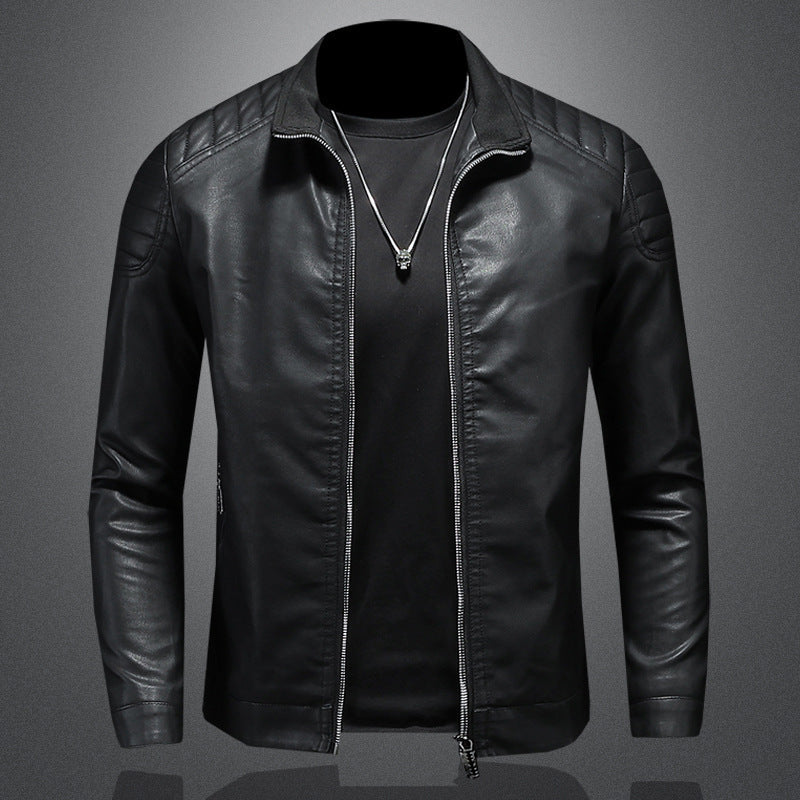 Wendell - Elegante, eng geschnittene Herren-Lederjacke