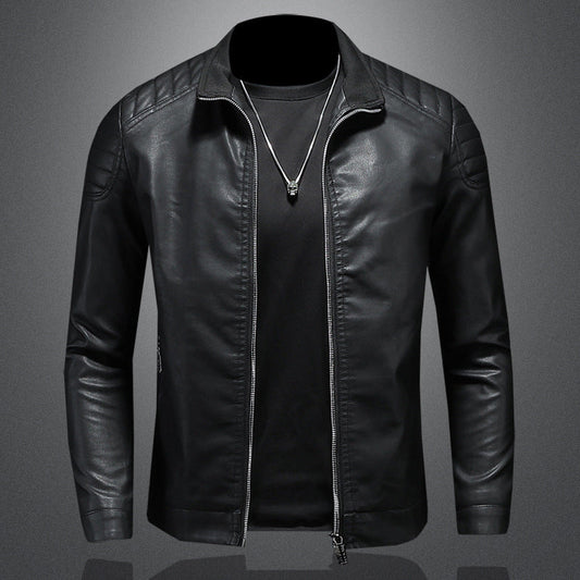 Wendell - Elegante, eng geschnittene Herren-Lederjacke
