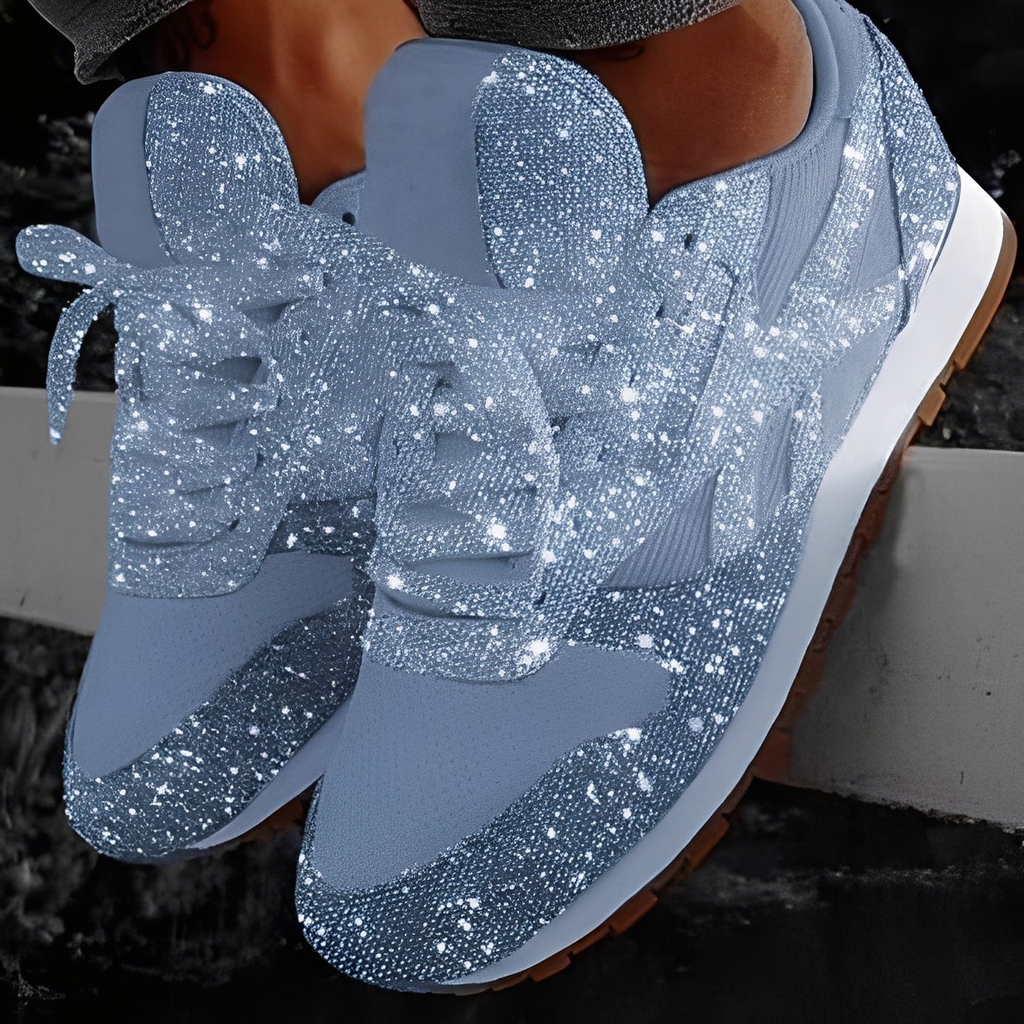 Kaycee - Funkelnde und gemütliche Muffin-Sneaker für Damen