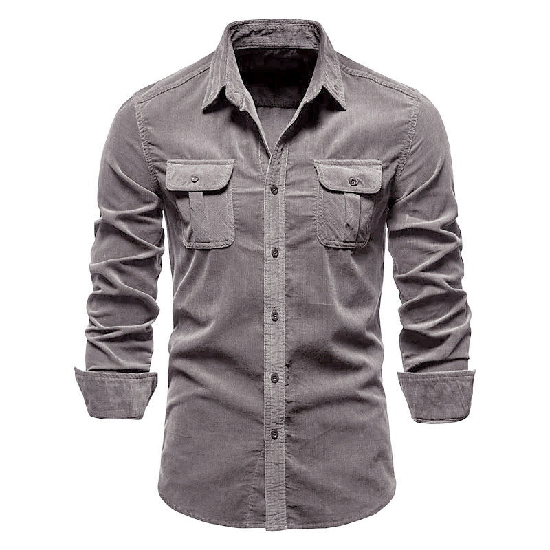 Rowen - Einfaches Shirt für Herren mit Taschen