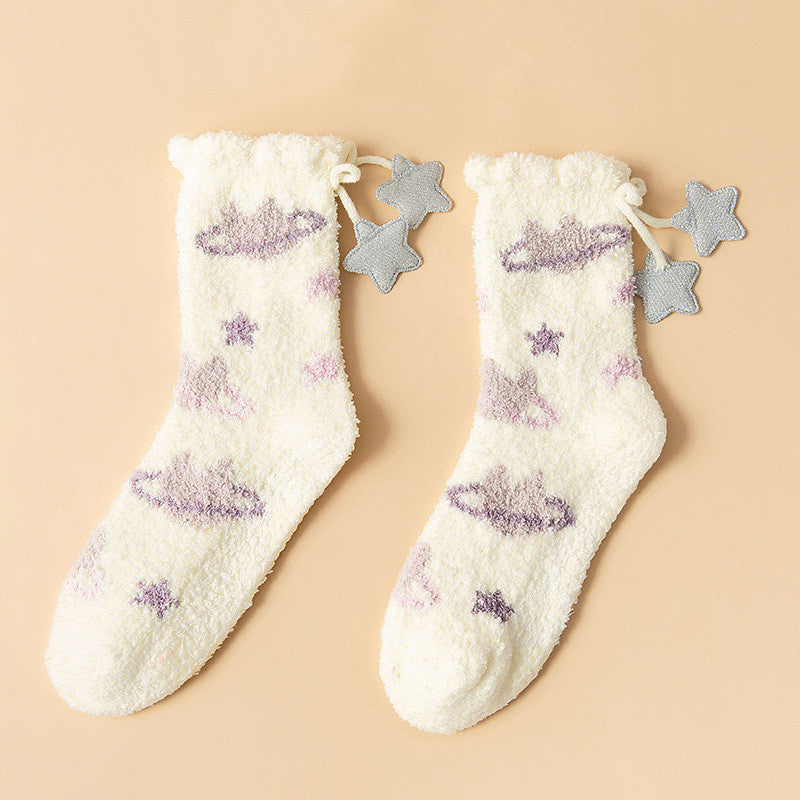 Ramona - Stilvolle, warme Wintersocken für Damen aus Fleece