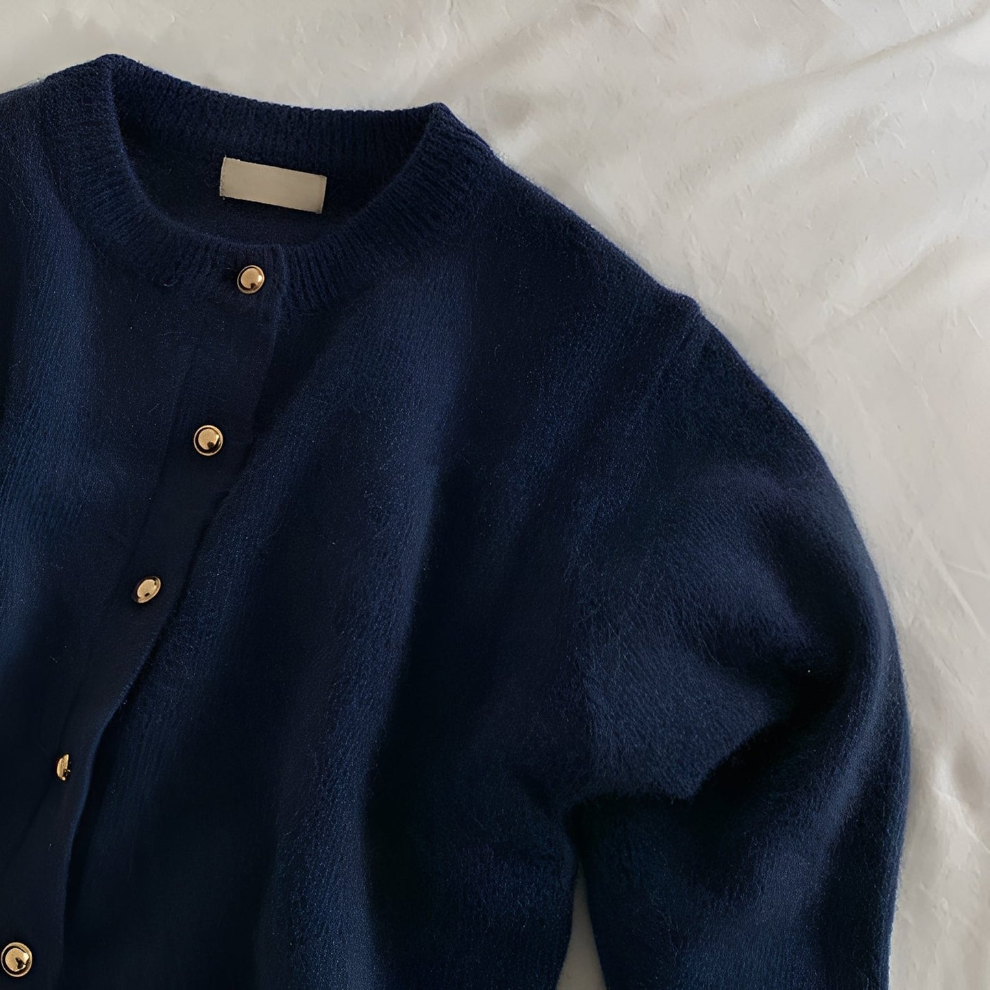 Merla - Bequemer Damenpullover-Mantel mit Rundhals