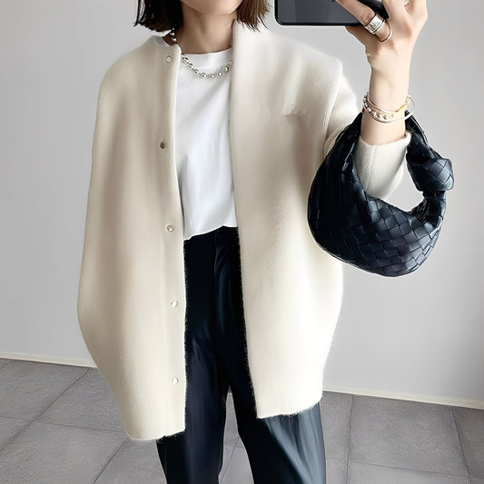 Dahlie - Eleganter, locker geschnittener Damen-Cardigan