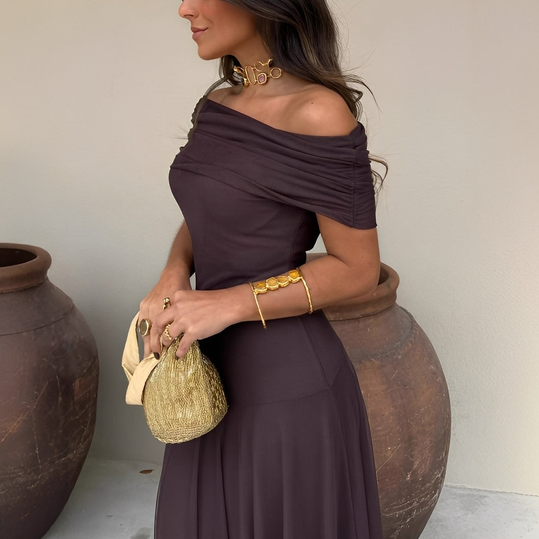 Eunice - Stilvolles Damen-Maxikleid aus Mesh