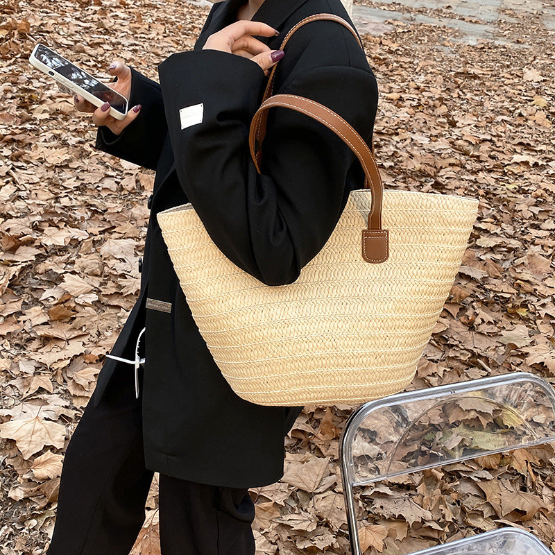 Shelley - Stylische Strohtasche für Frauen