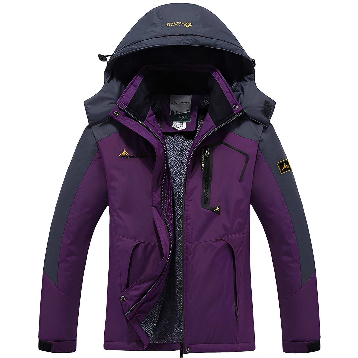 Heather - Modische, warme Damenjacke für den Winter mit Fleece-Futter