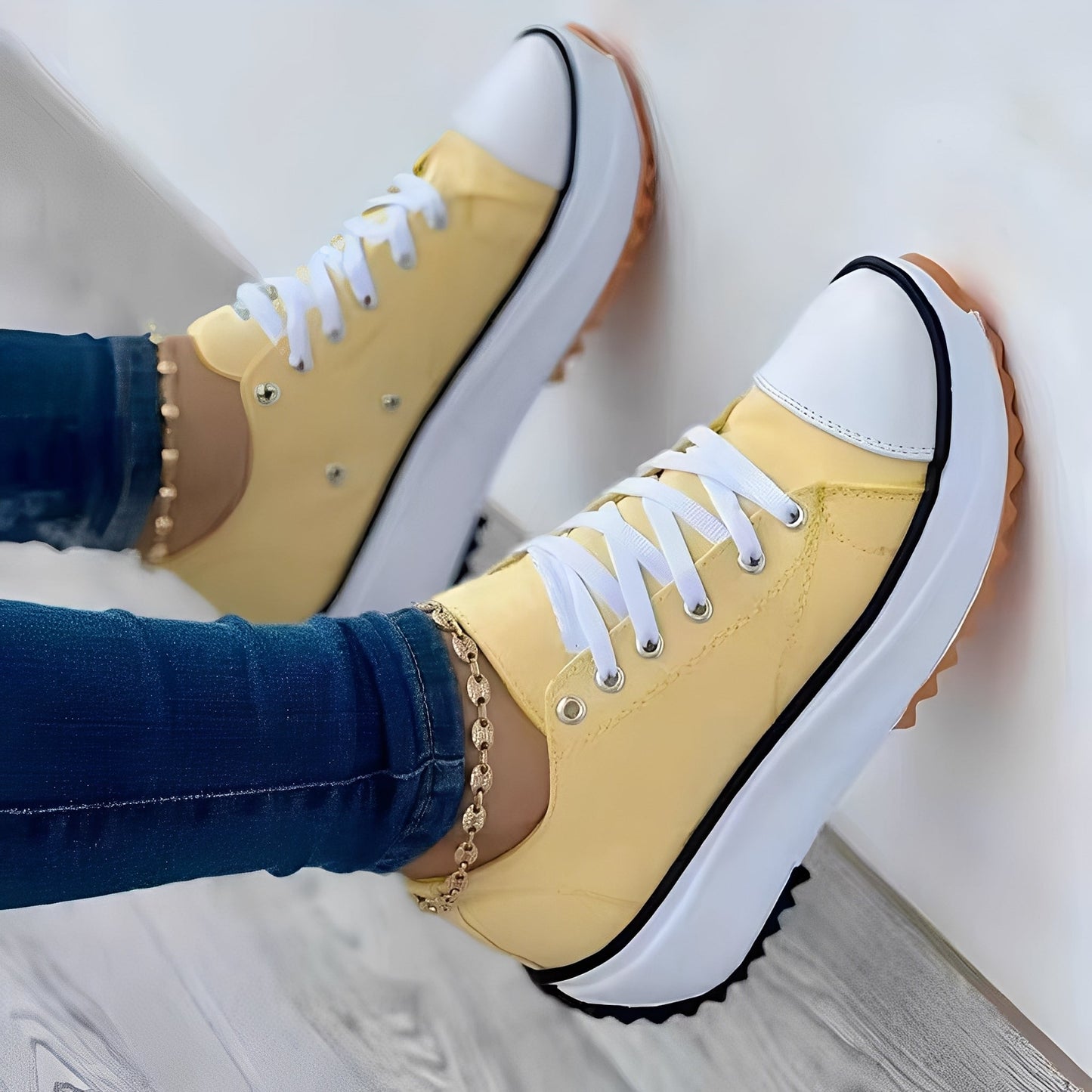 Mellony - Gemütliche Damenschuhe mit dicker Sohle