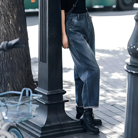 Shirlee - Modische Damenjeans mit hohem Bund