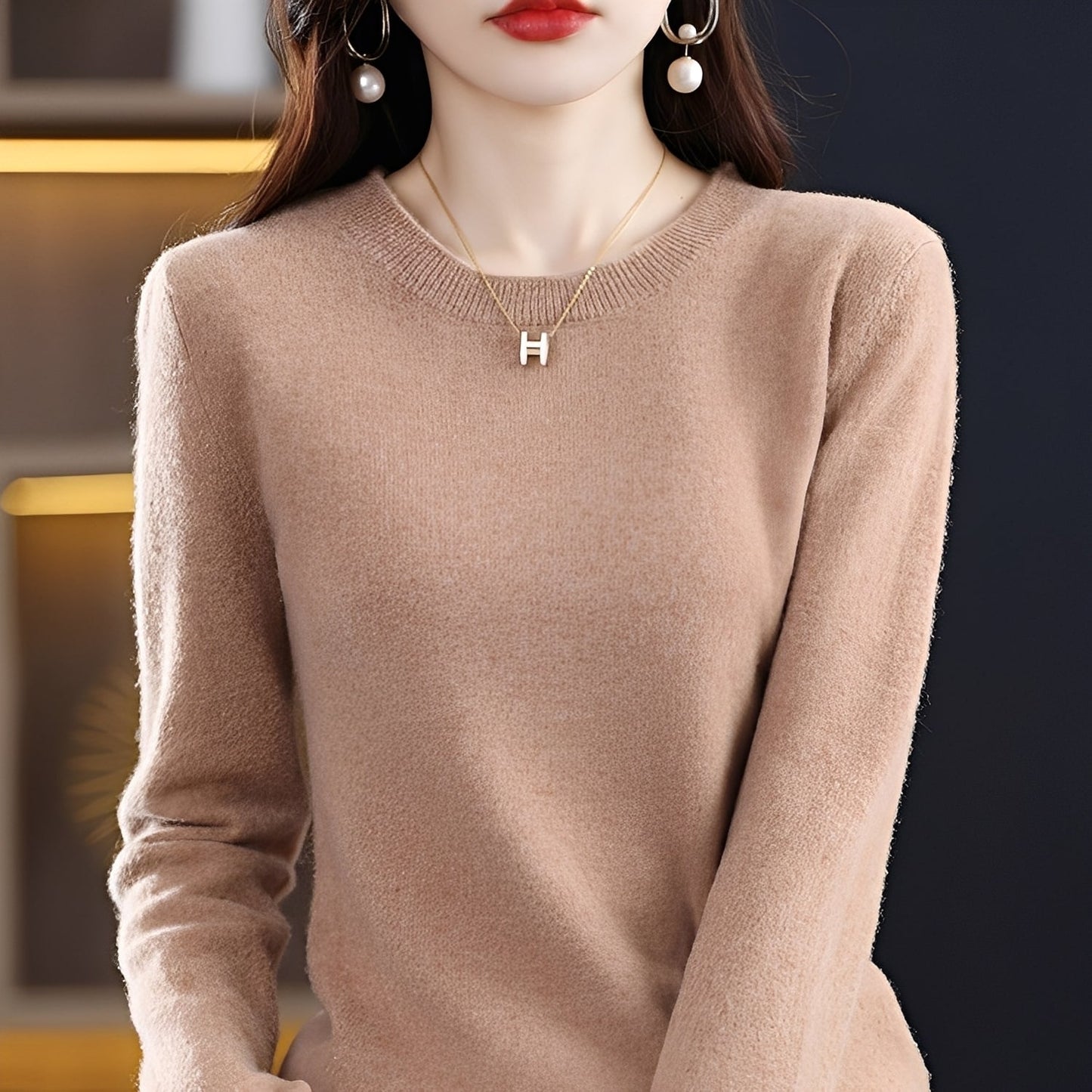 Julia - Schicker, figurbetonter Wollpullover für Damen