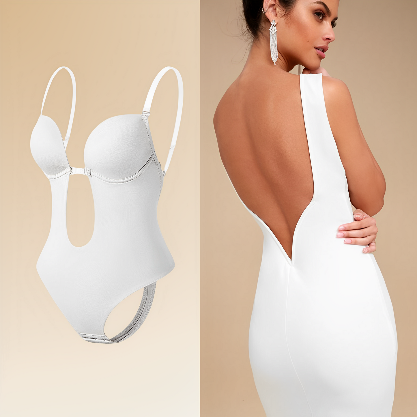 Nina – Bodysuit-BH ohne Rücken