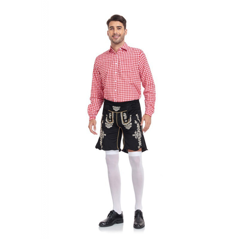 Jaxson - Traditionelles kariertes Hemd für das Oktoberfest für Männer