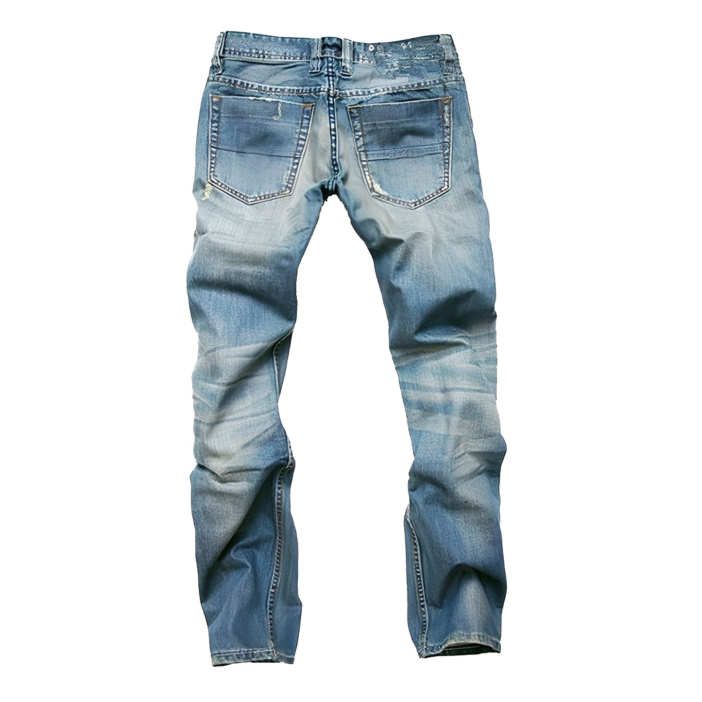 Kaleb - Klassische Herrenjeans mit Schadstellen