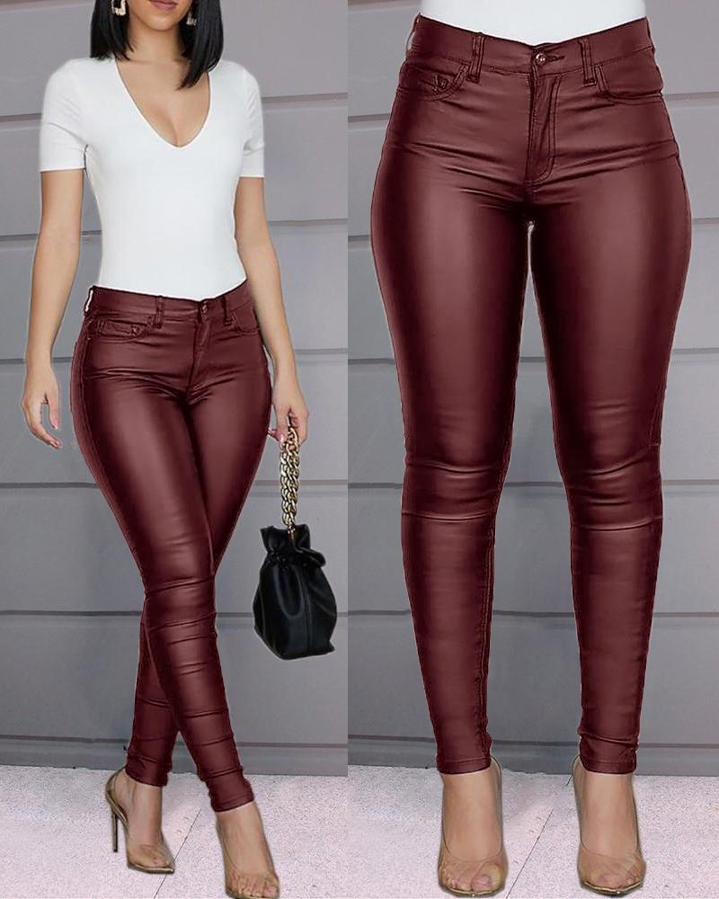 Dina – Stretch-Lederhose