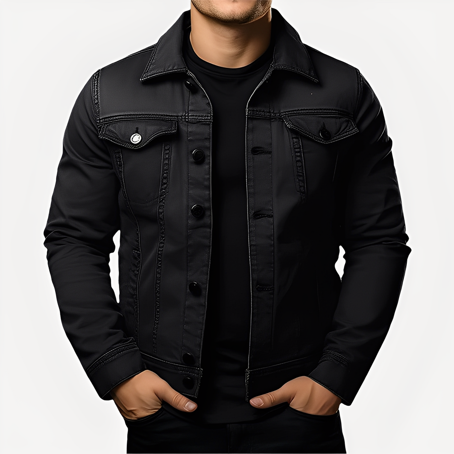 Smith - Klassische Herrenjacke aus widerstandsfähigem Stoff