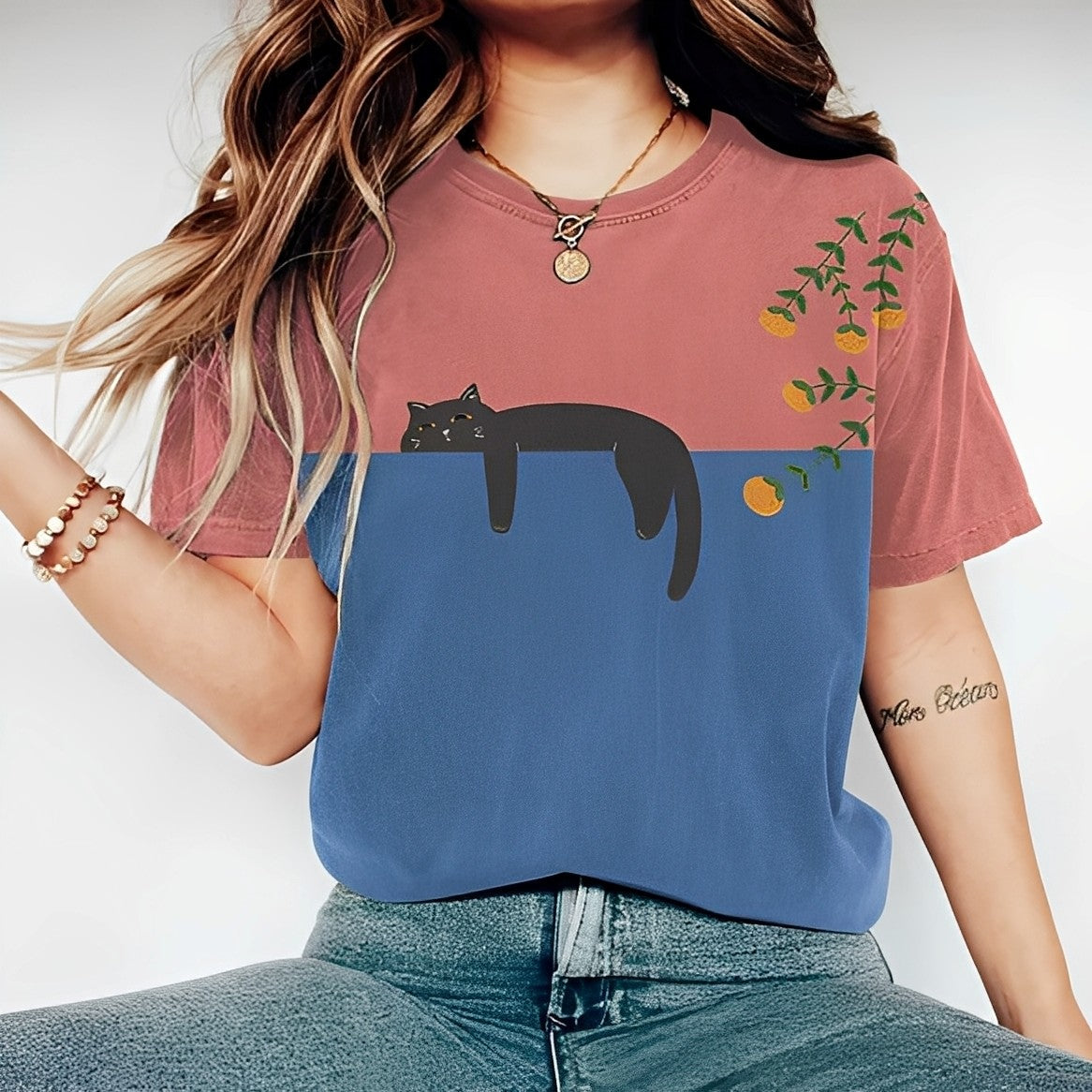 Alvina - Komfortables Damen-T-Shirt mit Muster
