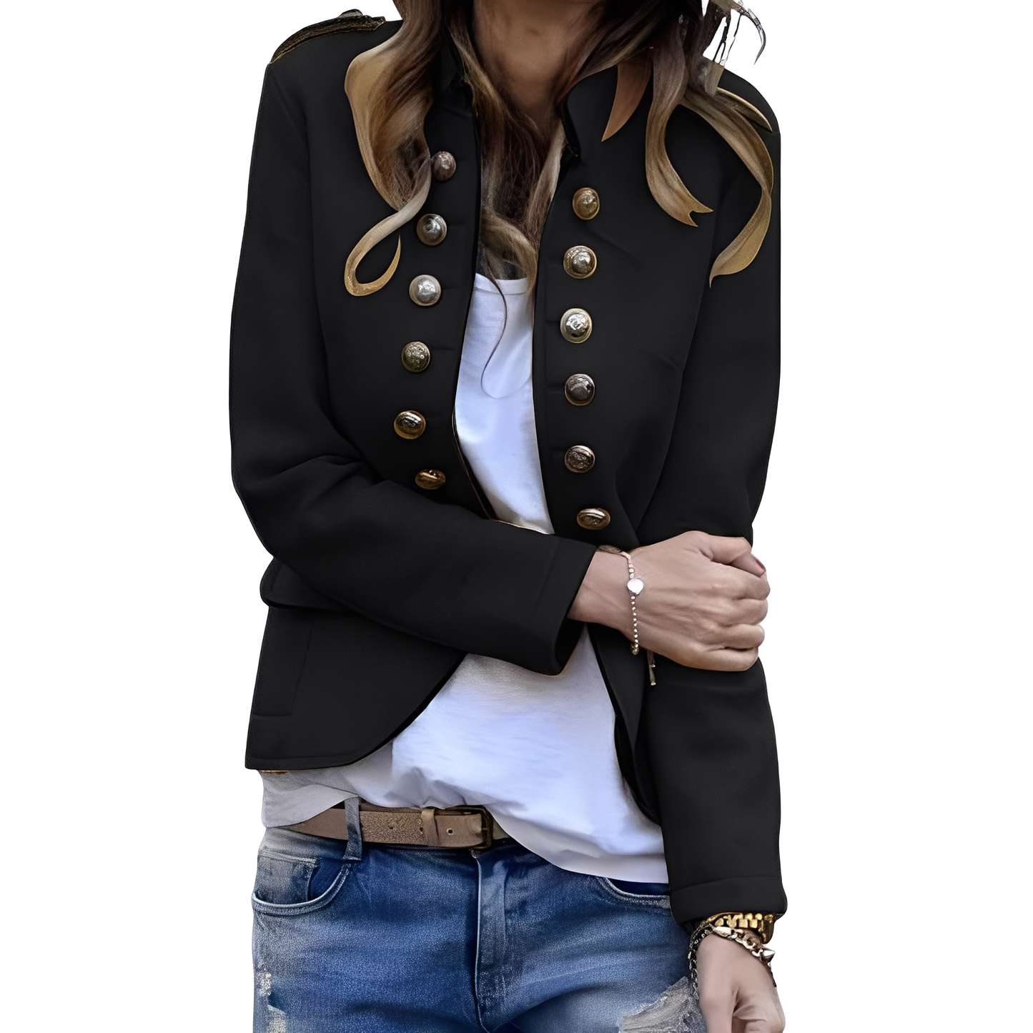 Rhoda - Eleganter Blazer mit Stehkragen für Damen