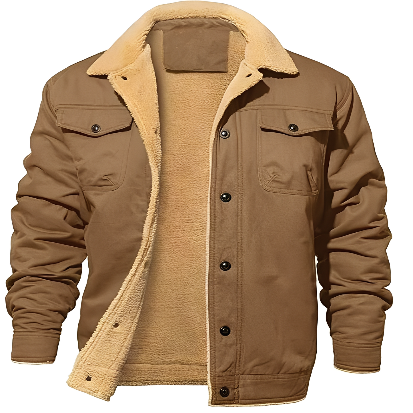 Dillon - Bequeme Herrenjacke aus Fleece-Twill
