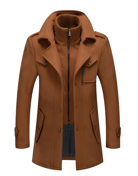 Gareth - Stilvoller zweischichtiger Herren-Trenchcoat