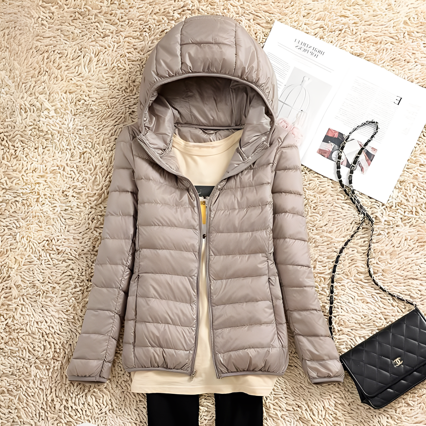 Lyndsay - Bequeme, schmal geschnittene Damen-Daunenjacke