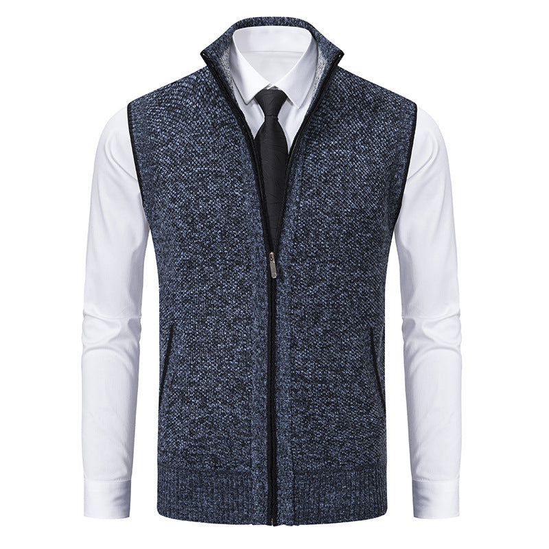 Samuel - Elegante Herrenweste mit Reißverschluss