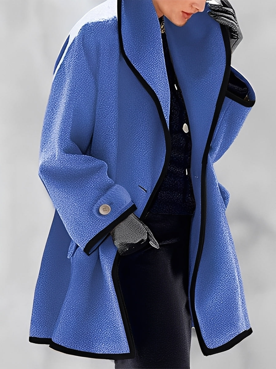 Mikayla - Warme Damen-Wolljacke mit Kapuze