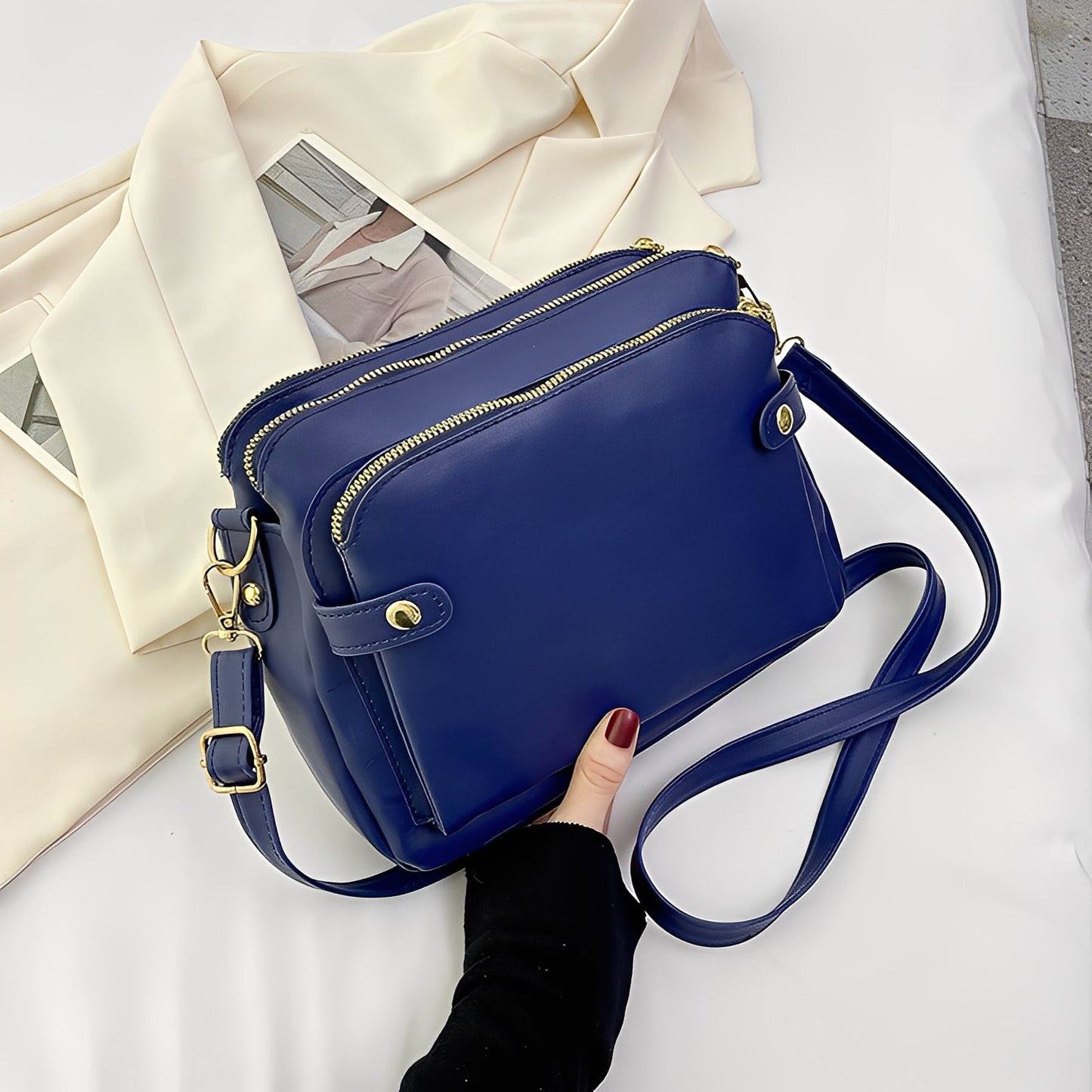 Michaela - Traditionelle Ledertasche für Frauen