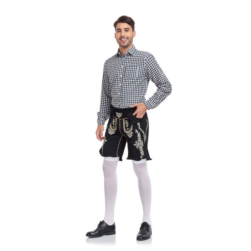 Jaxson - Traditionelles kariertes Hemd für das Oktoberfest für Männer