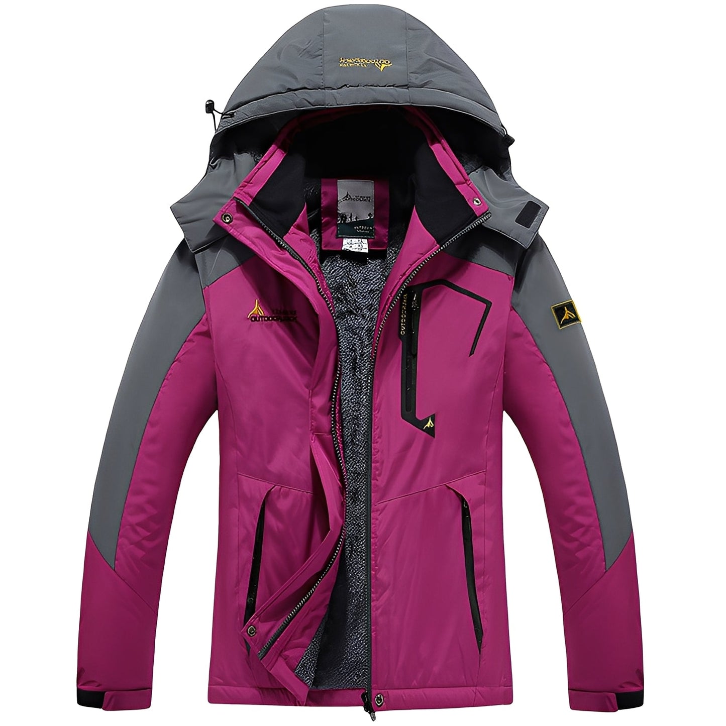Heather - Modische, warme Damenjacke für den Winter mit Fleece-Futter