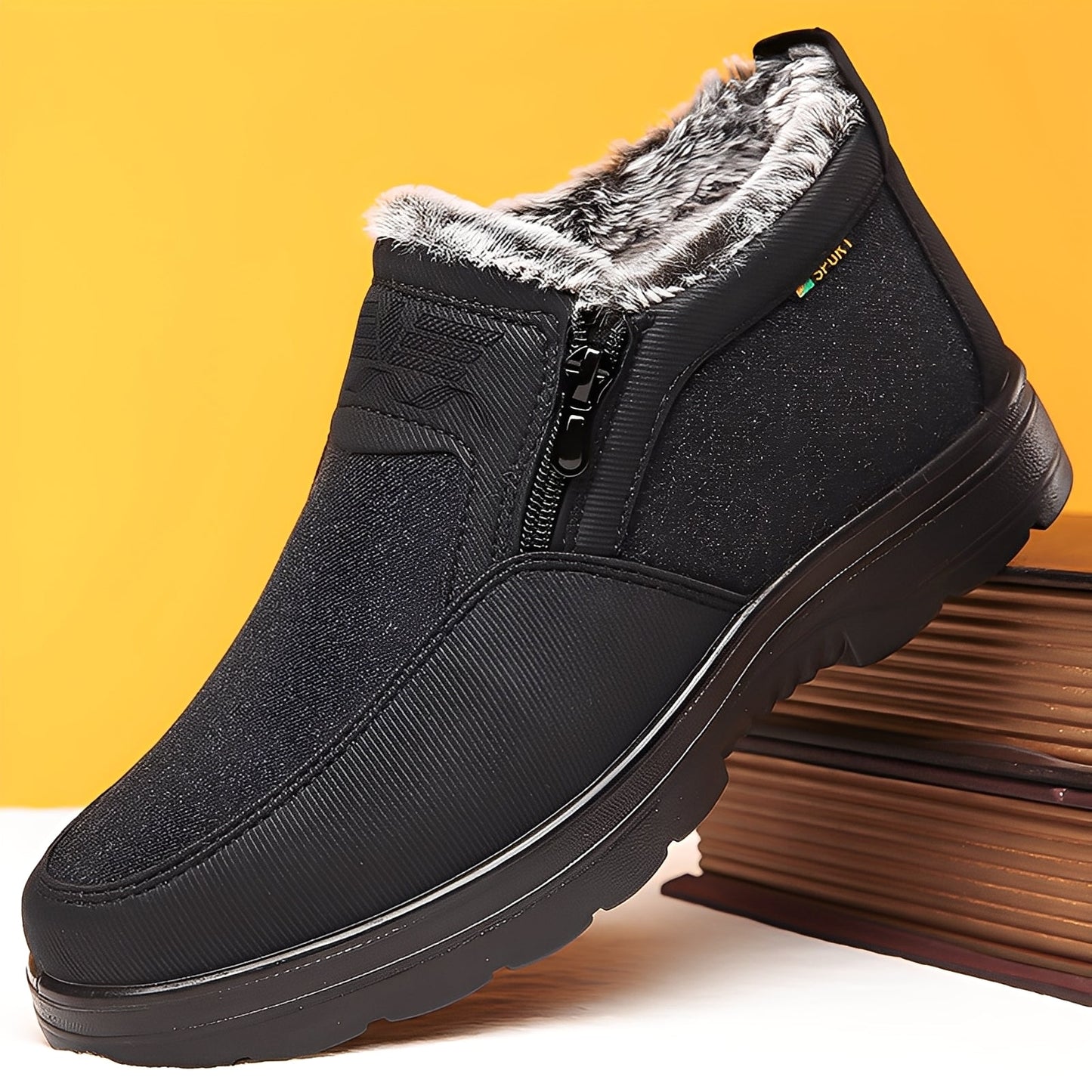 Konnor - Trendige Herren-Winterstiefel mit Fleece-Innenfutter