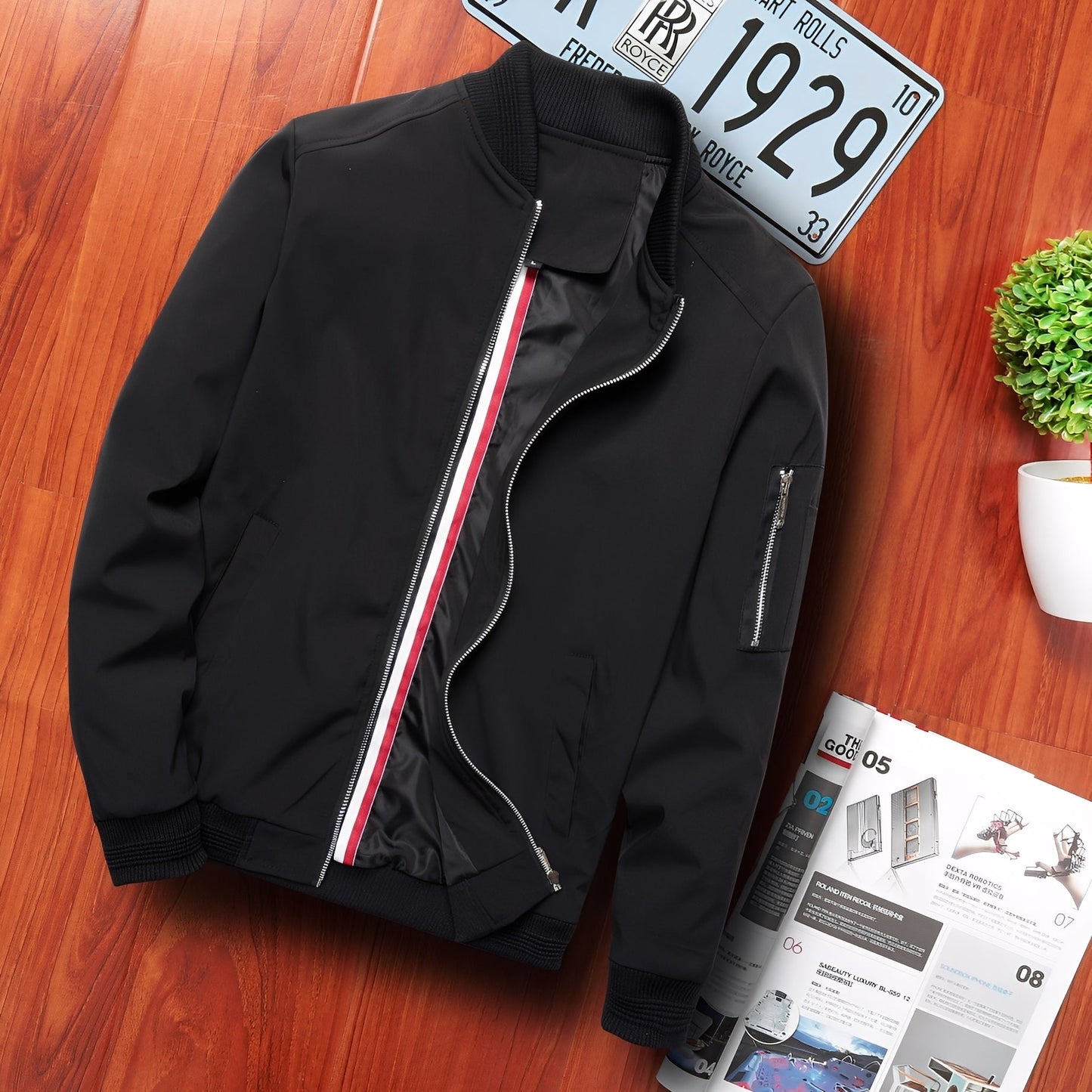 Leonard - Schicke Herren-Bomberjacke