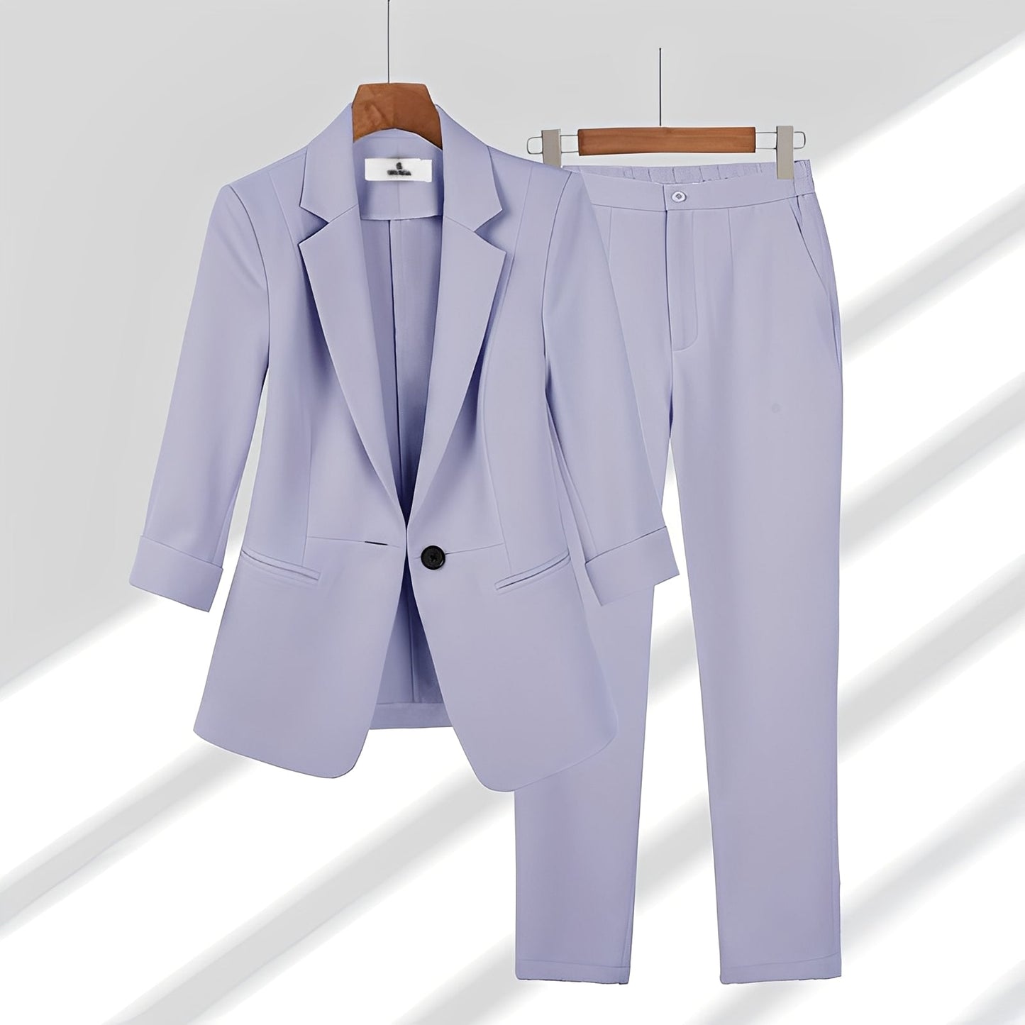 Elouise - Weit geschnittenes, schickes Damen Blazer- und Hosen-Set