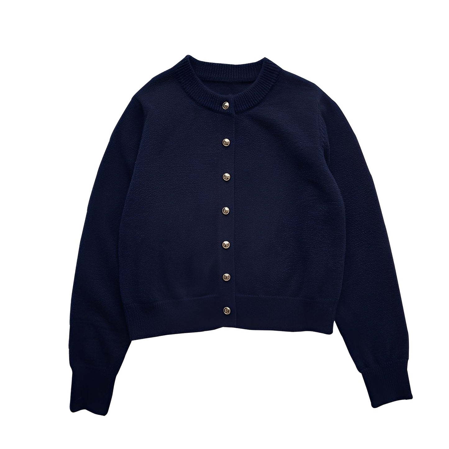 Merla - Bequemer Damenpullover-Mantel mit Rundhals