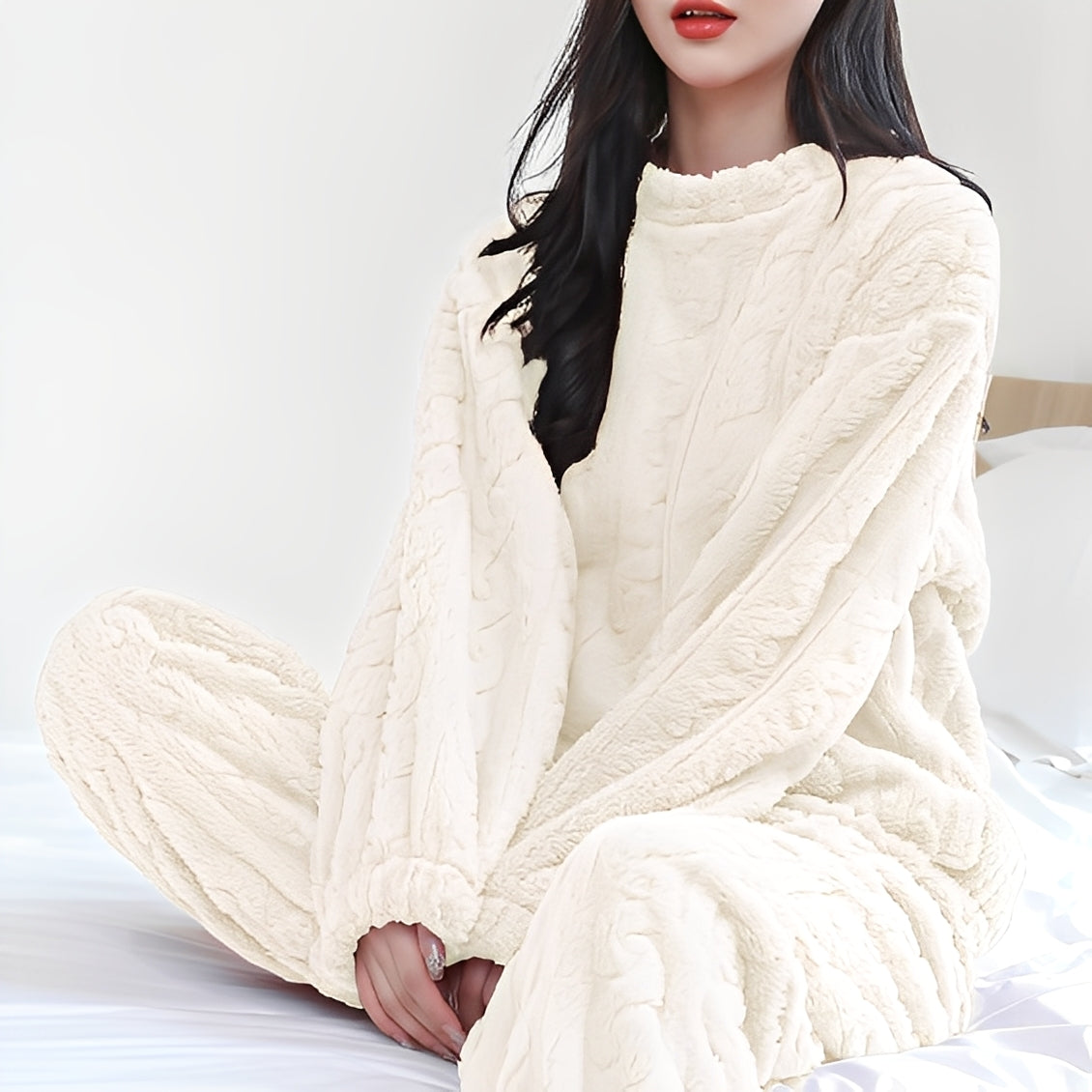 Kilie - Komfortables, kuscheliges Fleece-Set für Damen