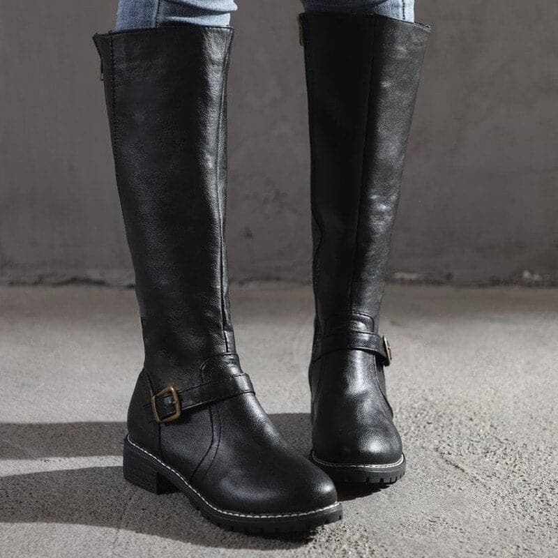 Marly - Bequeme Damenstiefeletten mit Schmuck-Schnalle